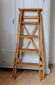 An old wooden ladder is also on my wish list