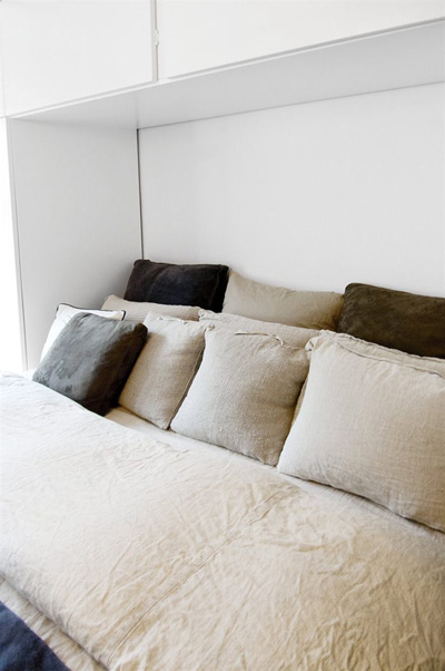 Linen pillows.